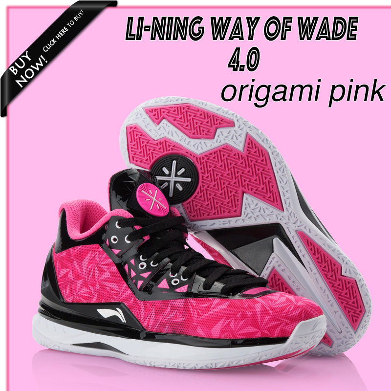 Li-Ning Way of Wade 4.0 Origami Pink